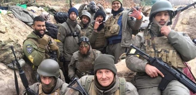 Добровольці Інтернаціонального легіону вже на бойових позиціях під Києвом