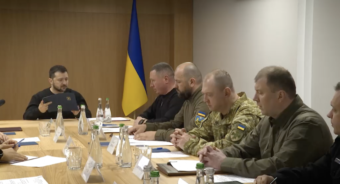 Президент Украины побывал на Волыни, провел совещание по ситуации в области безопасности