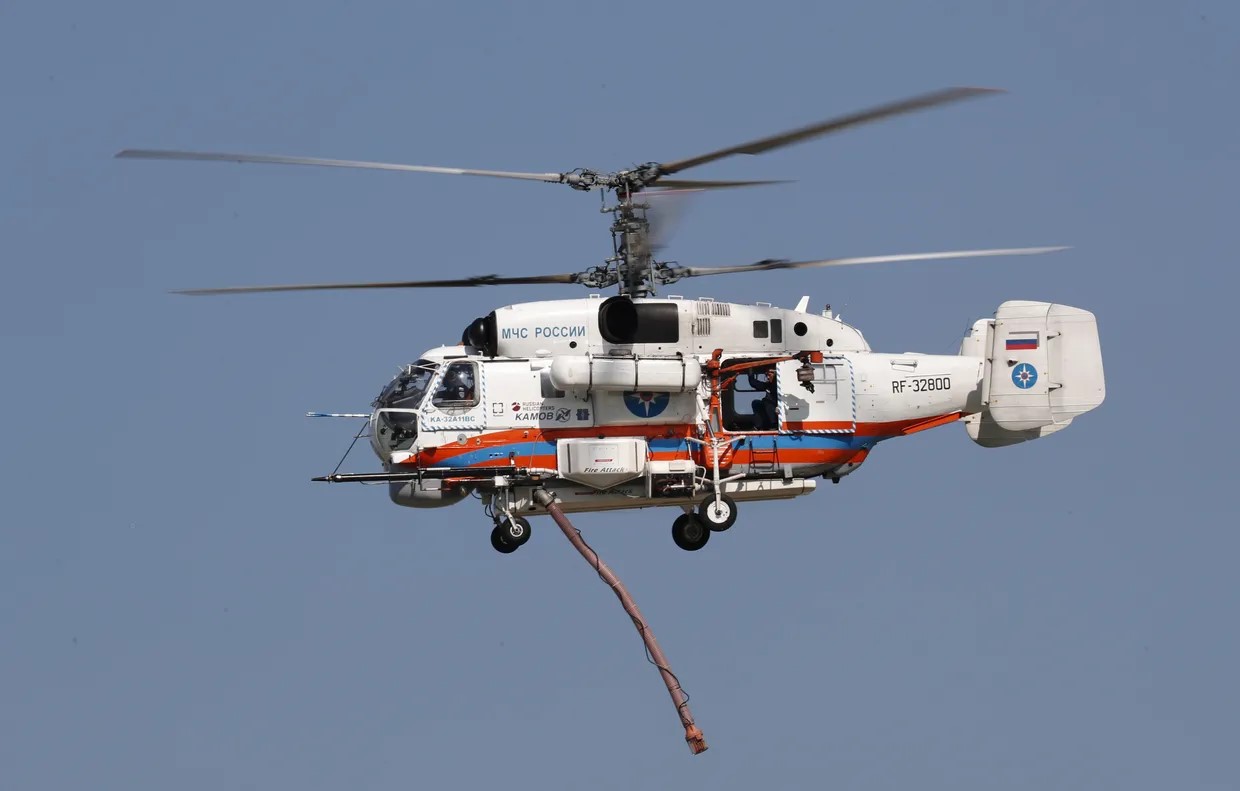 Розвідка спалила російський гелікоптер Ка-32 на аеродромі у Москві – ГУР