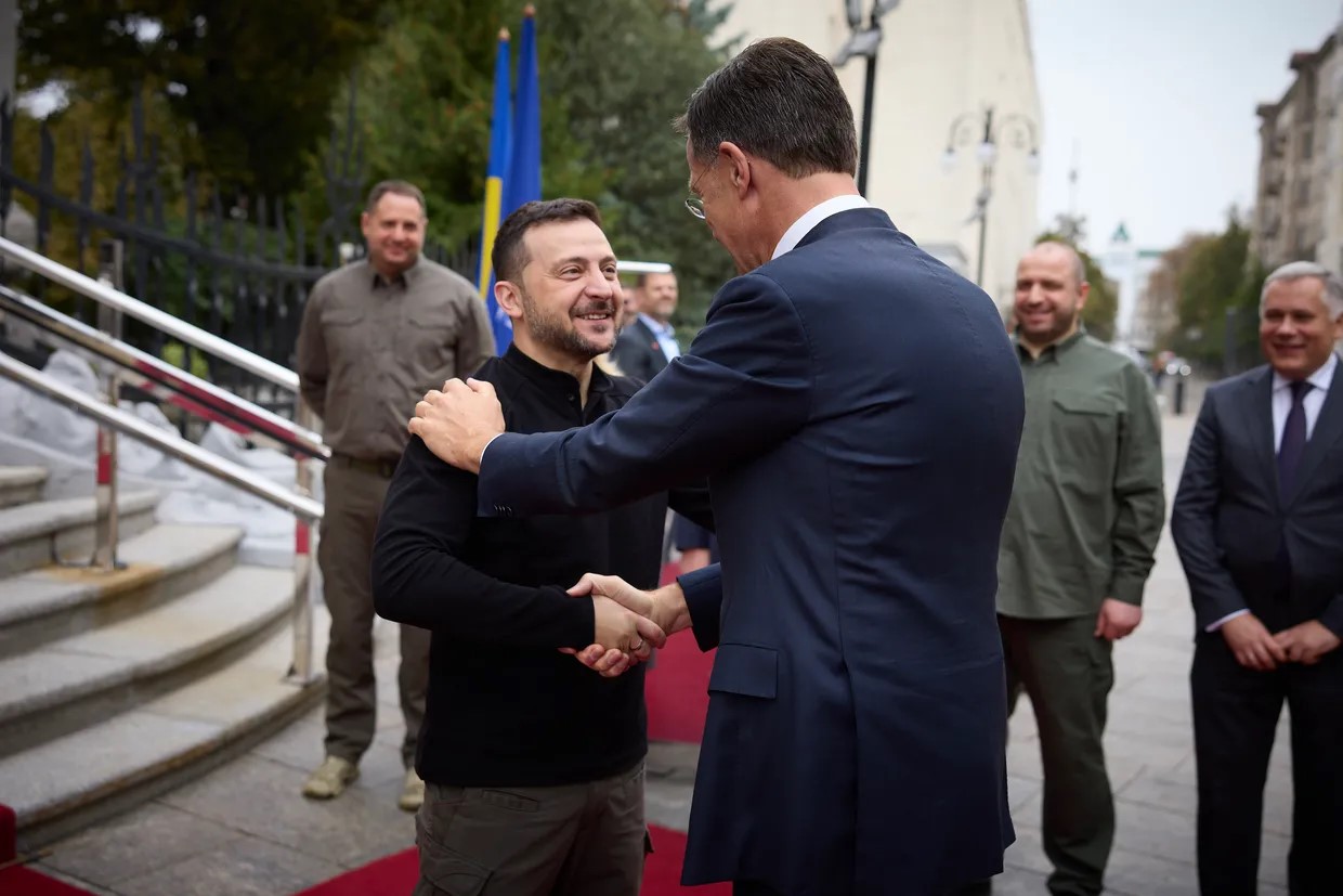 Новий генсек НАТО приїхав до Києва та зустрівся із Зеленським