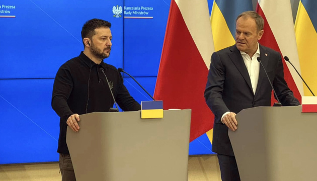 Володимир Зеленський провів переговори з Дональдом Туском. Ключові заяви