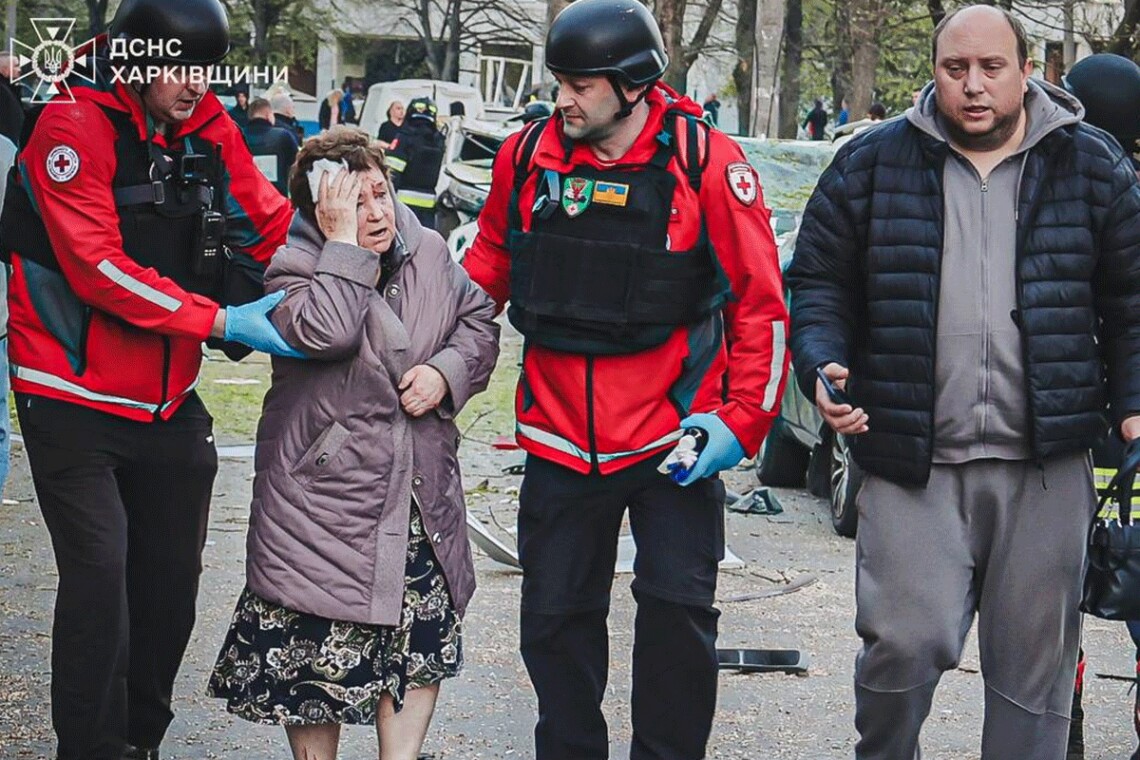 Удар по Харкову: кількість постраждалих перевищила 80 Удар по Харкову: кількість постраждалих перевищила 80
