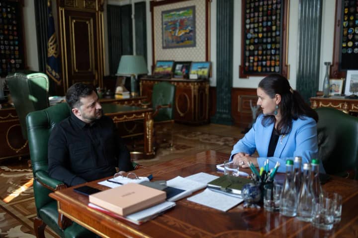 Zelensky discussed with Markarova the main drivers of growth of the Ukrainian economy