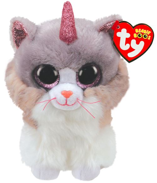 Ty Beaniee Boo's Pluche Asher Eenhoorn Kat 15 cm