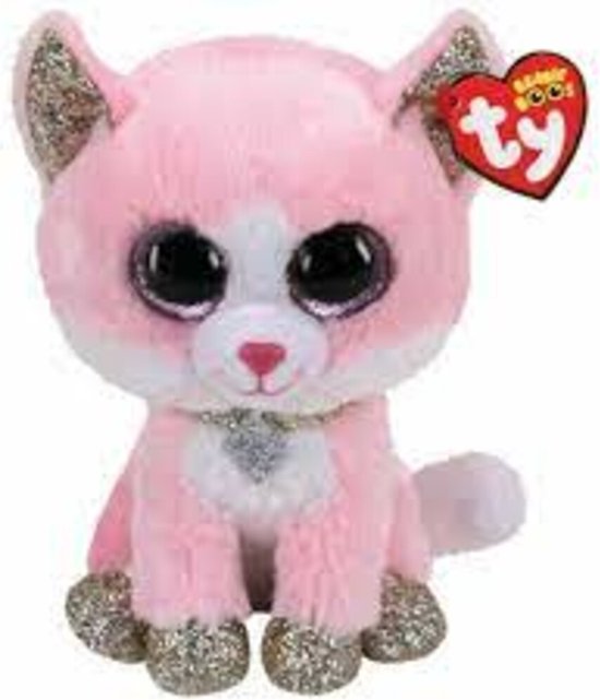 TY Beanie Boos Knuffel Kat Fiona 15 cm