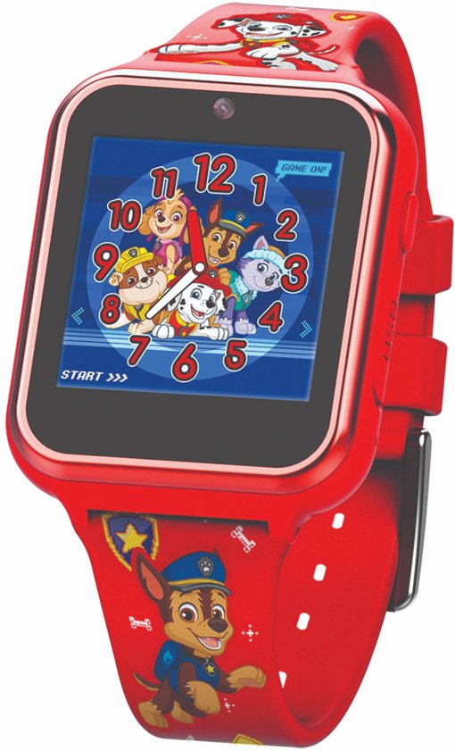 Accutime Paw Patrol Smartwatch Kinderen - Selfie Camera, Foto & Video - Rood