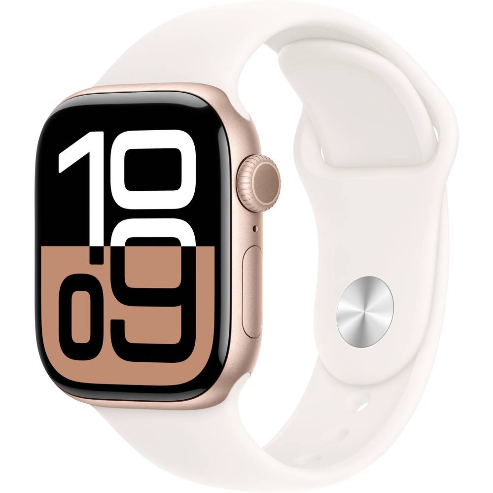 Apple Watch 10 42mm GPS Alu Sport - S/M roségoud/lichtroze