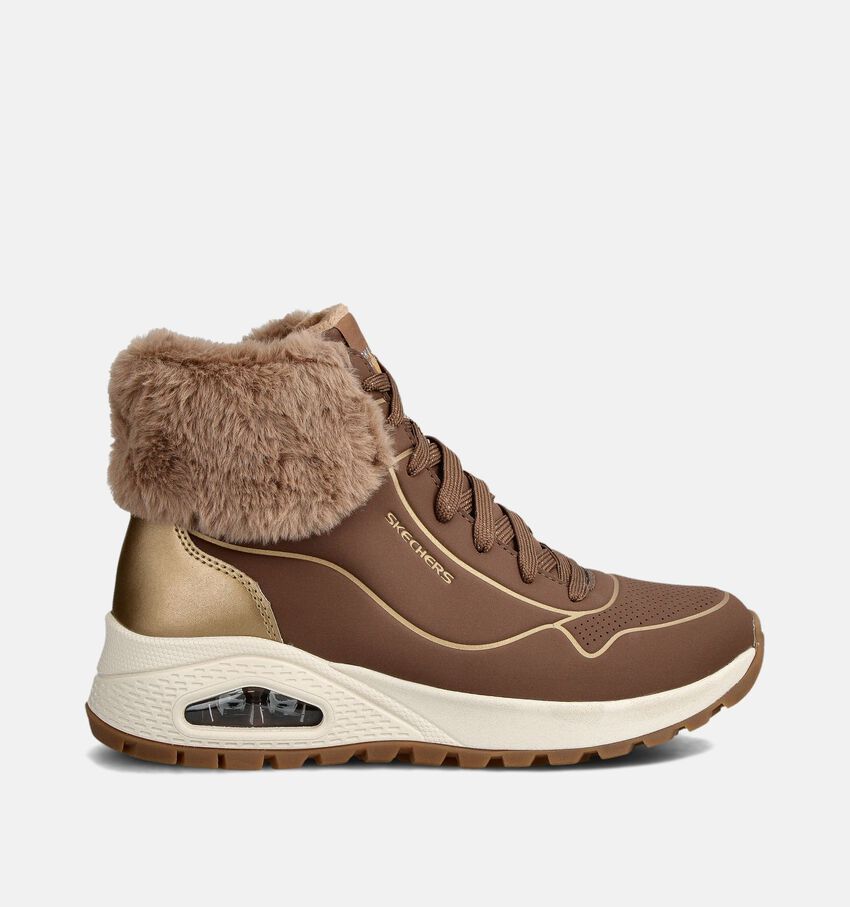 Skechers Uno Rugged Fall Shimmer Taupe Veterboots