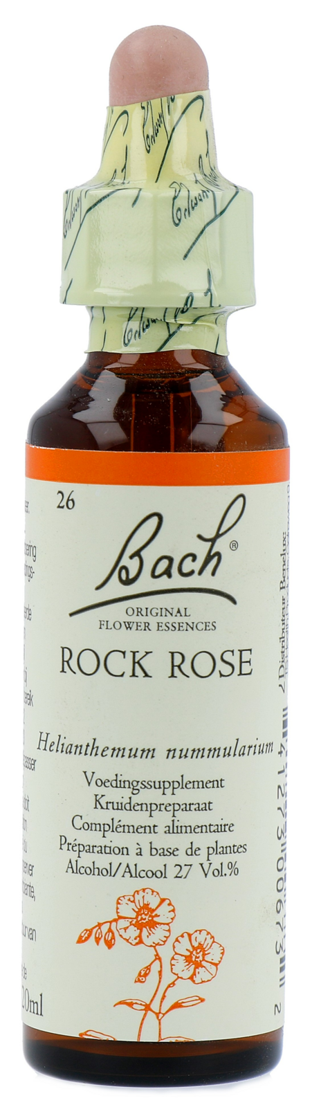 Bach Bloesem Rock rose / zonneroosje 20 Druppels