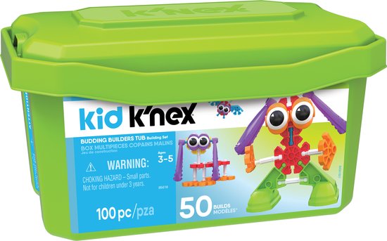 Kid K'nex Budding Builders Tub - 50 modellen