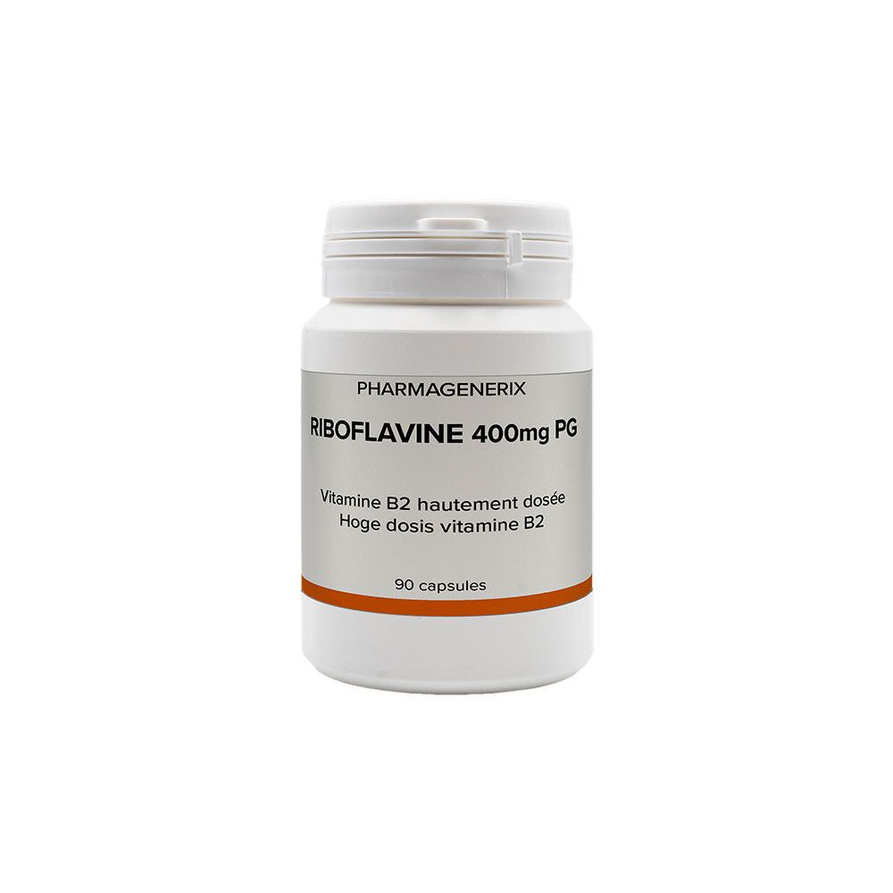 Pharmagenerix Riboflavine 400 mg PG 90 Capsules