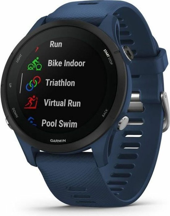 Smartwatch GARMIN Forerunner 255 Blauw Zwart 1
