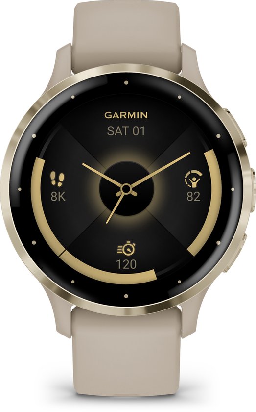 Garmin Smartwatch Venu 3s French Gray Soft Gold (010-02785-02)