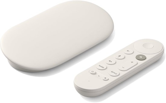 Google Chromecast Tv Streamer 4k Porcelain