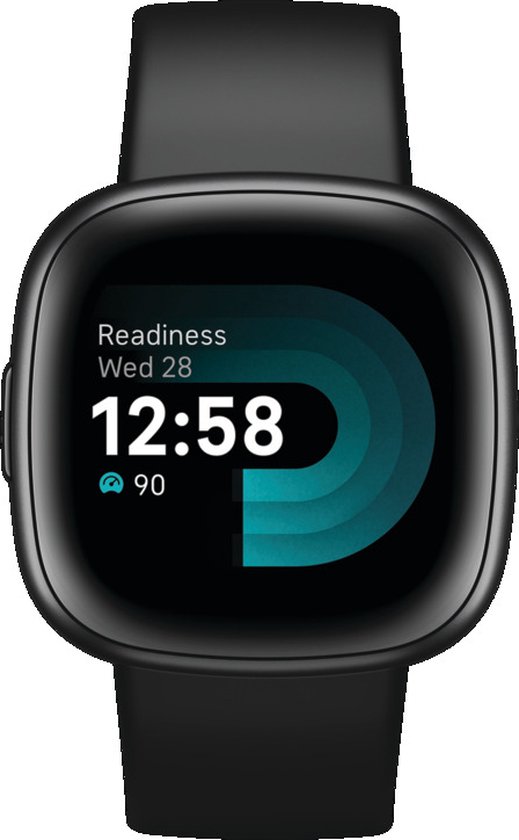 Smartwatch Fitbit Versa 4 Anthracite Black - Inclusief 6 maanden Fitbit Premium
