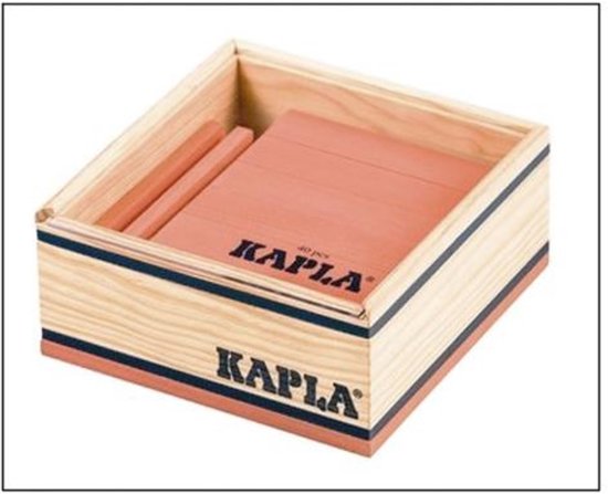 KAPLA - KAPLA Kleur - Constructiespeelgoed - Oranje - 40 Plankjes