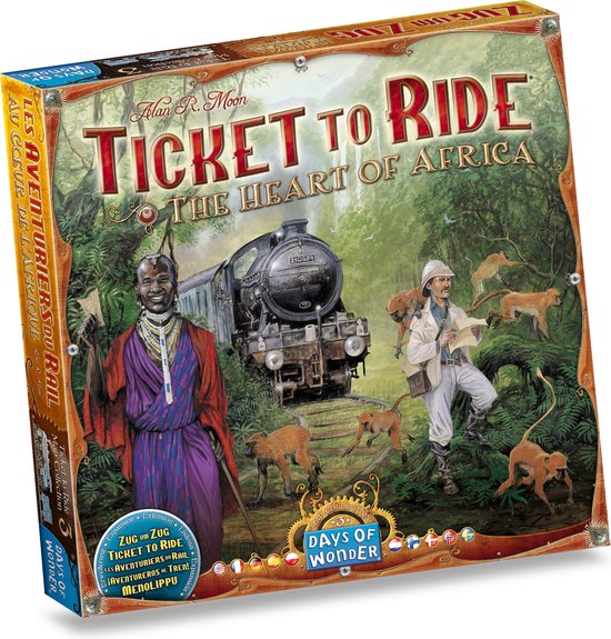 Days of Wonder - Ticket to Ride Afrika - Uitbreiding - Bordspel