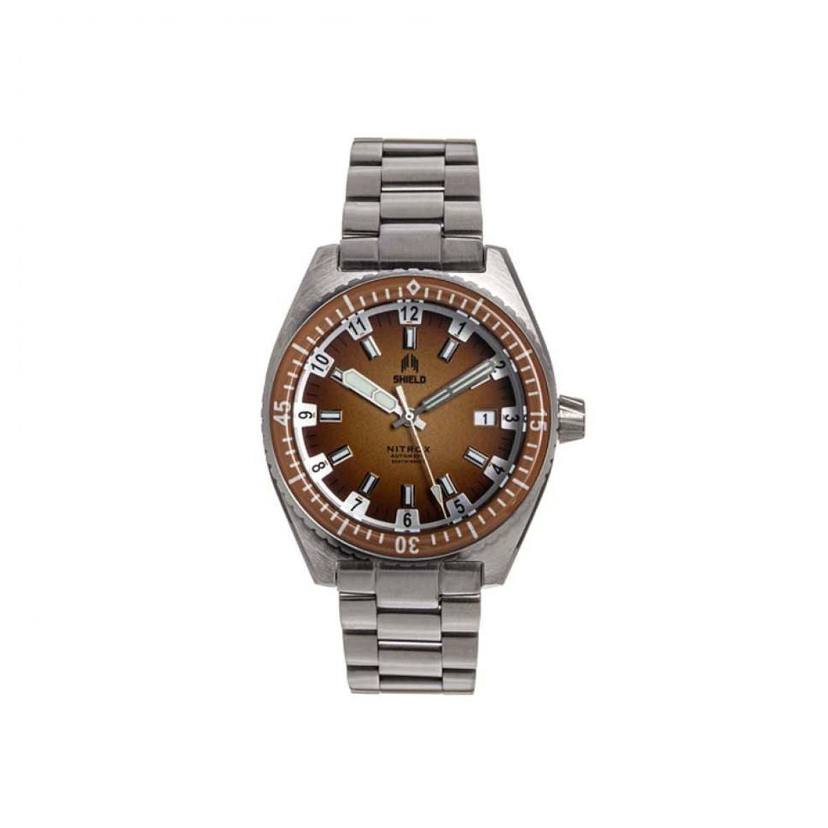 Shield Nitrox Diver Staal Men 42MM 20 ATM | SLDSH114-5