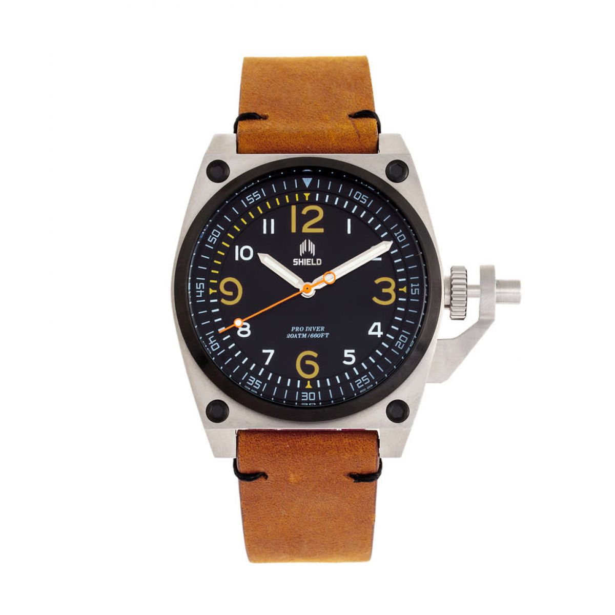 Shield Pascal SLDSH102-7 Heren Horloge 42mm 20 ATM