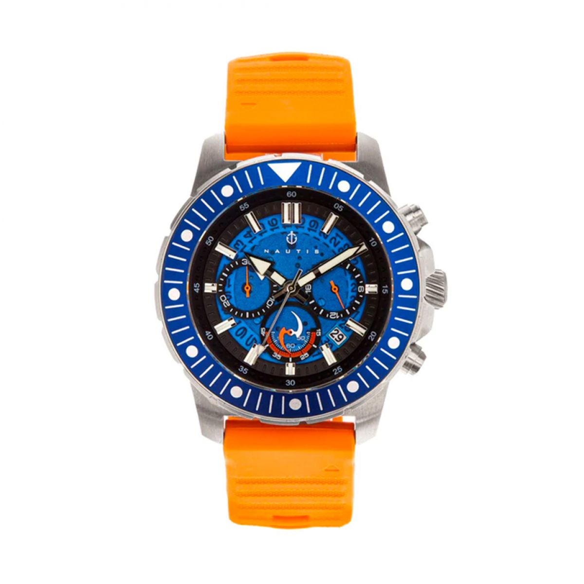 Nautis Caspian 21227G-A Heren Horloge 45mm 20 ATM