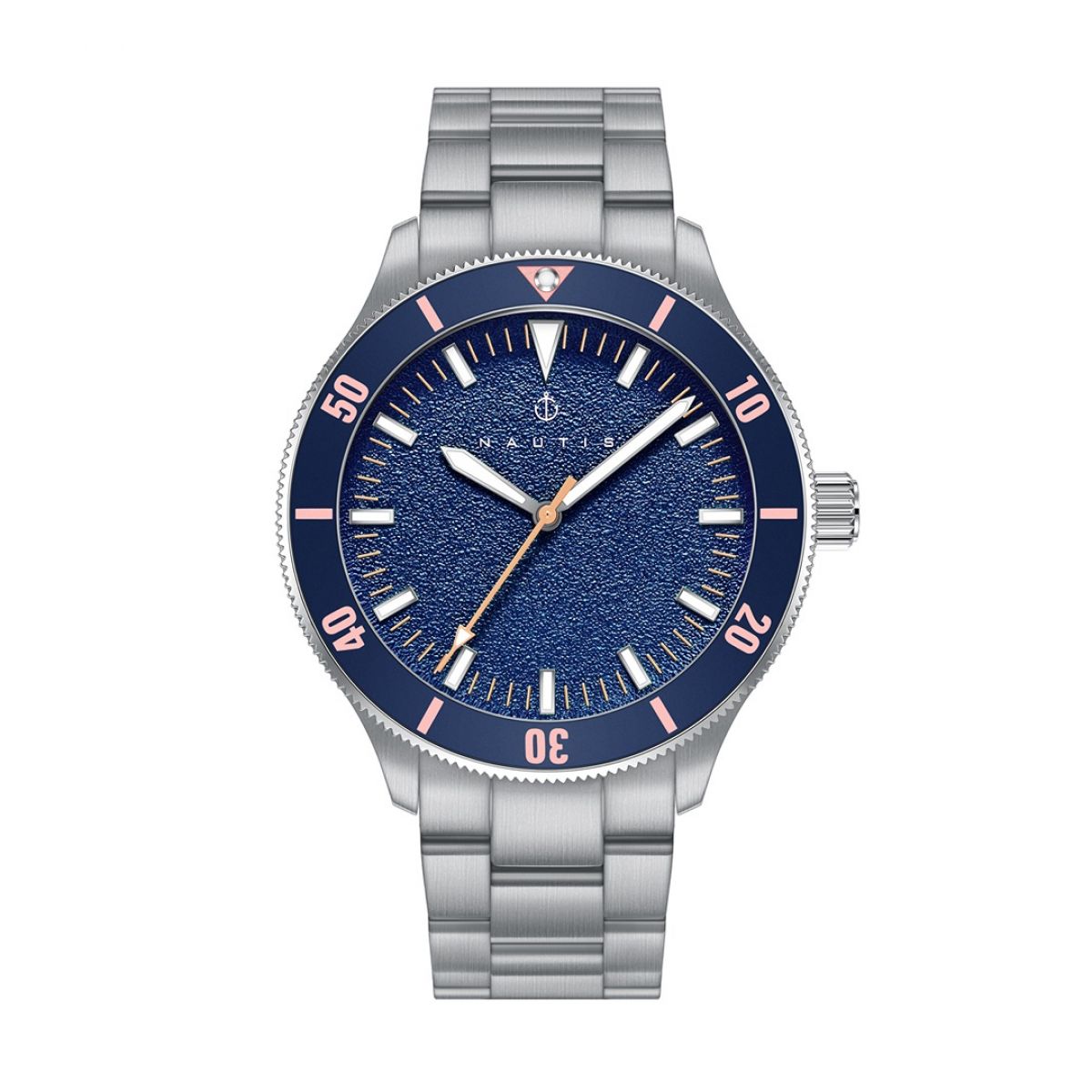 Nautis Deacon NAUN101-3 Heren Horloge 43mm 20 ATM