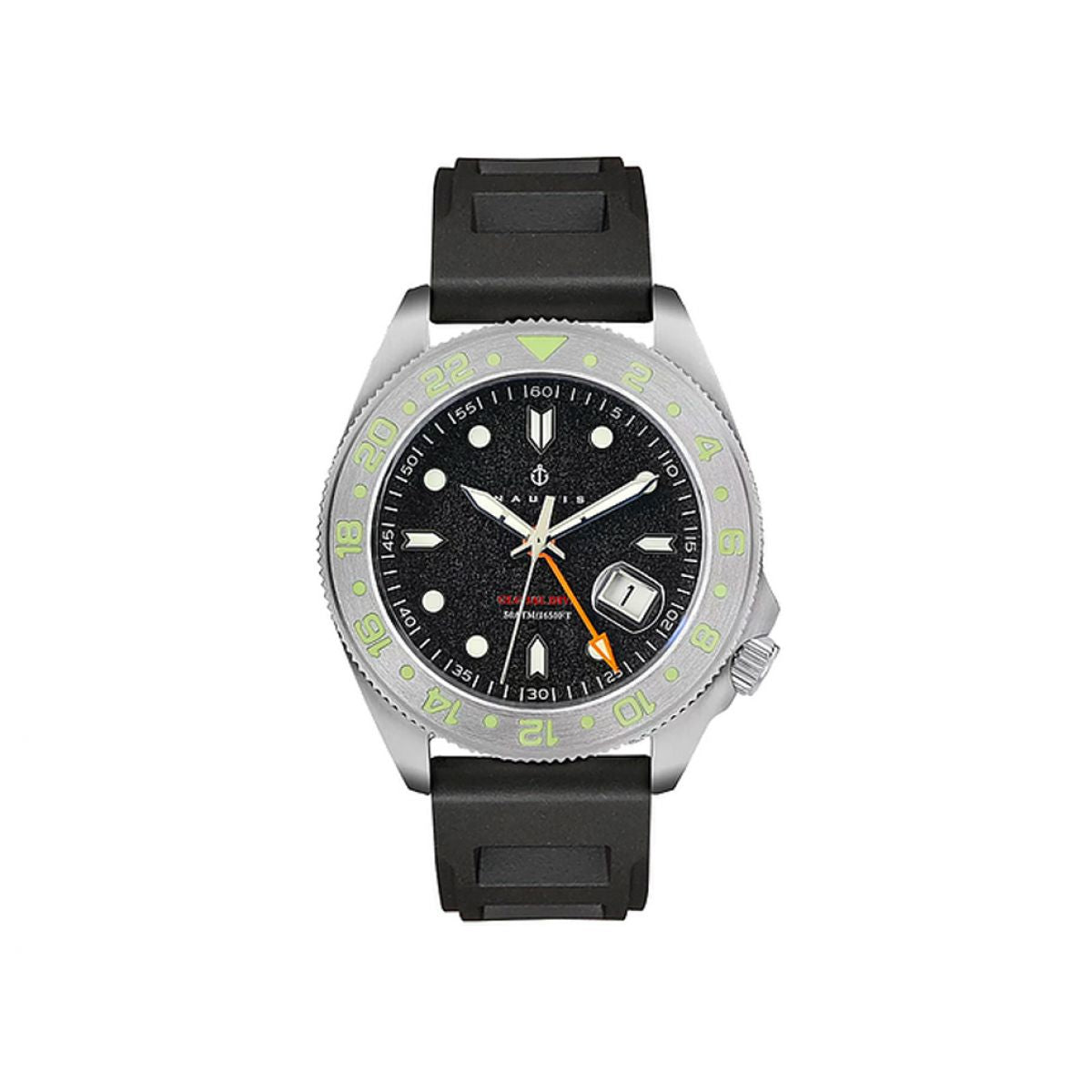 Nautis Global Dive 18093R-C Heren Horloge 44mm 50 ATM