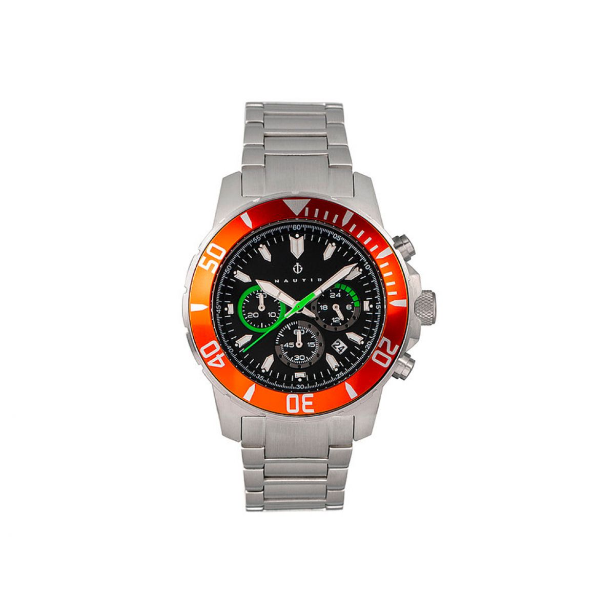Nautis Dive Chrono 500 17065-A Heren Horloge 45mm 50 ATM
