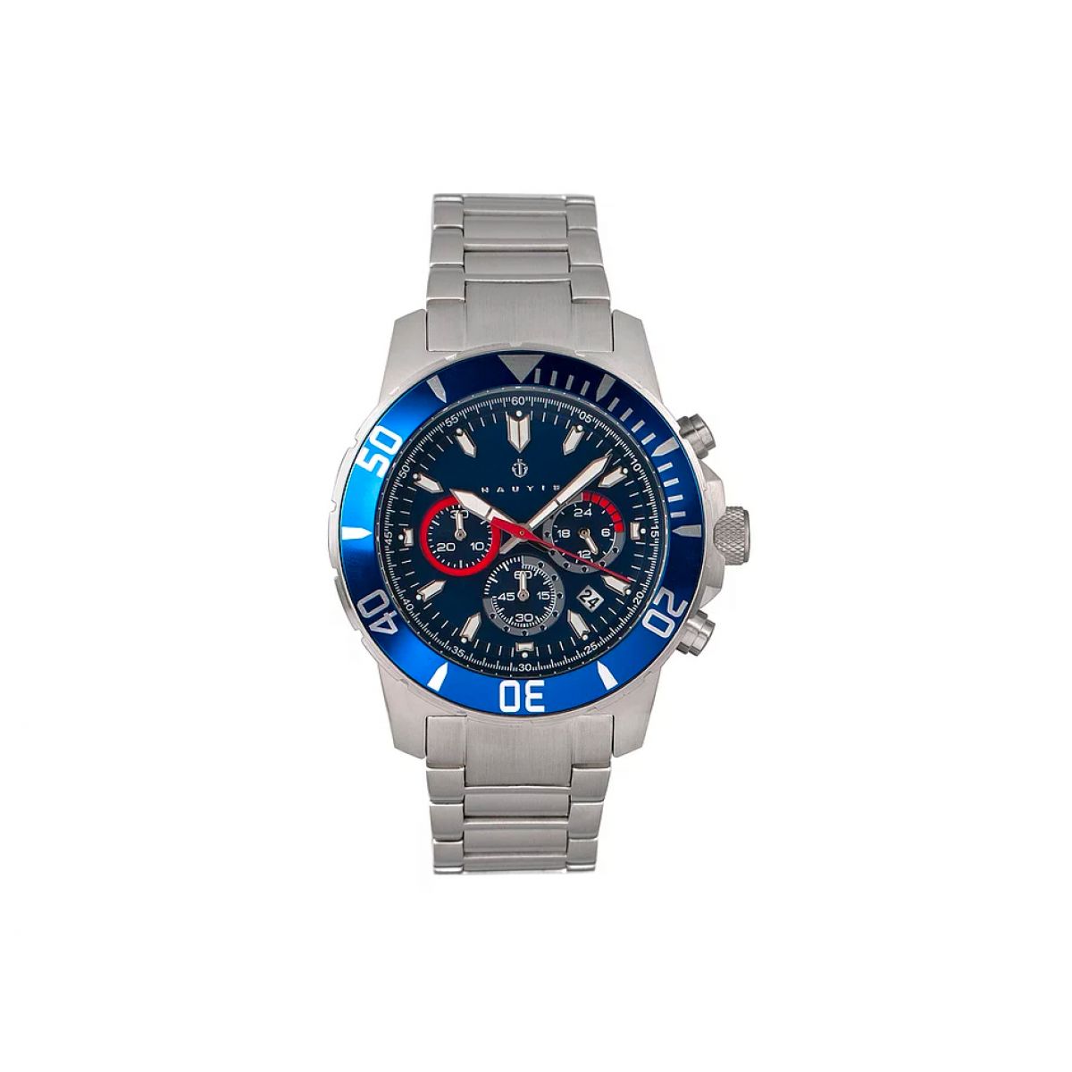 Nautis Dive Chrono 500 17065-D Heren Horloge 45mm 50 ATM