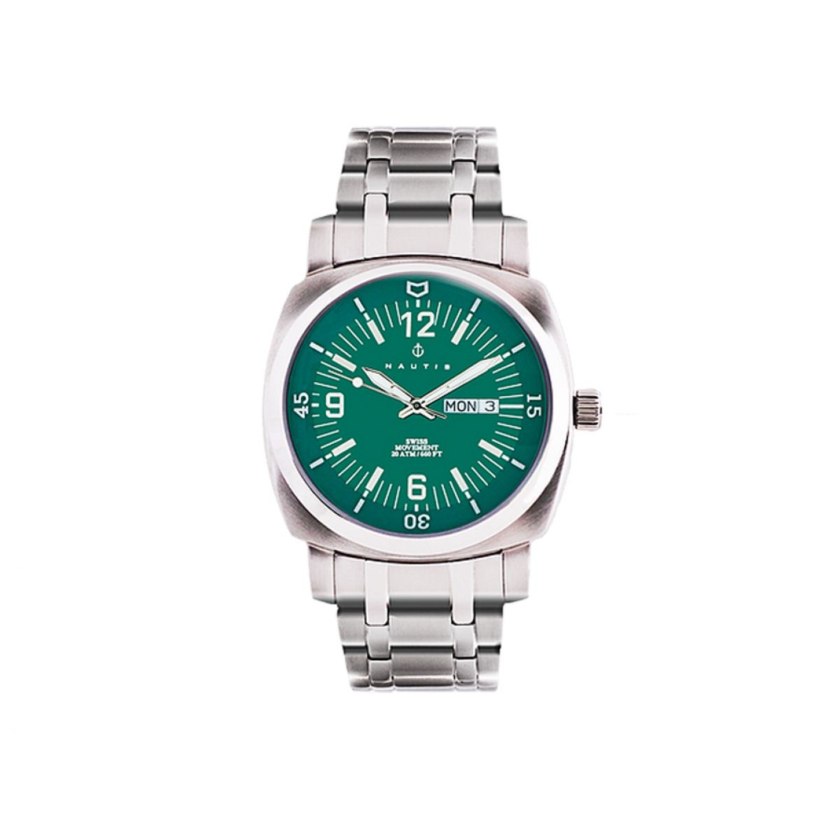 Nautis Stealth GL2087-A Heren Horloge 45mm 20 ATM