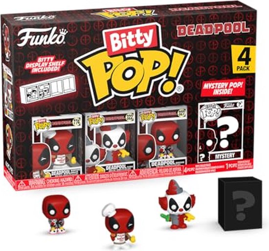 Funko Bitty Pop Figuur Deadpool BBQ Master 4PK