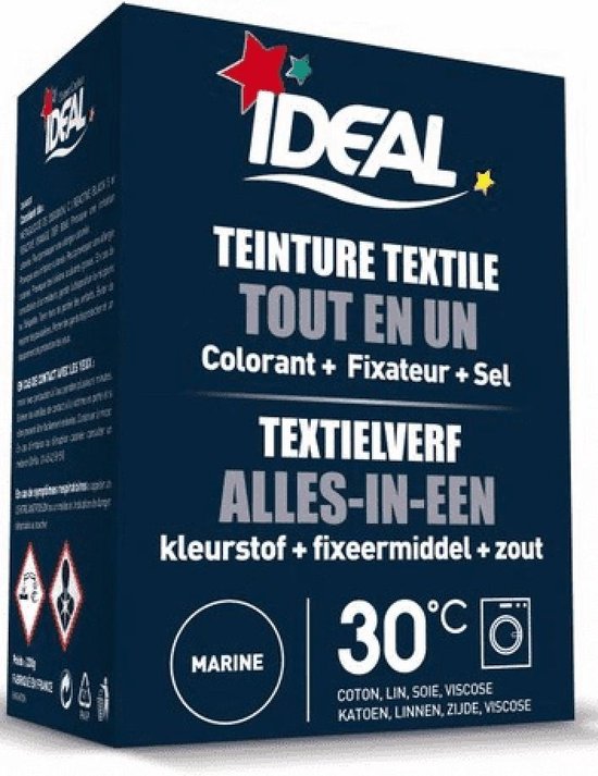 Ideal® textielverf Marine Alles in één voor wasmachines 230 Overige