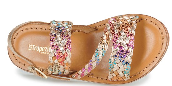 Leren kindersandalen Bamako LES TROPEZIENNES® BY M. BELARBI meerkleurig