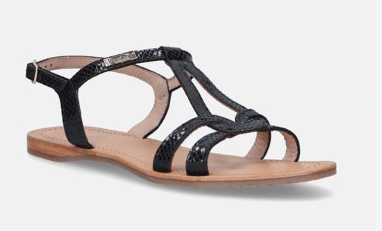 Les Tropeziennes Dames Sandaal Hacklio Noir/serpent | Maat: 37