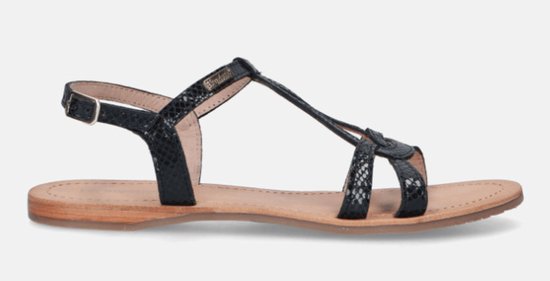 Les Tropeziennes Dames Sandaal Hacklio Noir/serpent | Maat: 38
