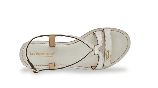 Les Tropeziennes Dames Sandaal Hamoon Creme | Beige | Maat: 40