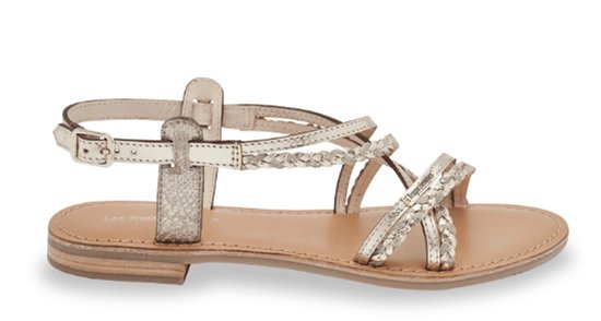 Les Tropeziennes Dames Sandaal Homongo Goud | Multicolour | Maat: 37