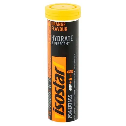 Isostar Fast Hydration Powertabs Sport Drink Orange 10 Bruistabletten