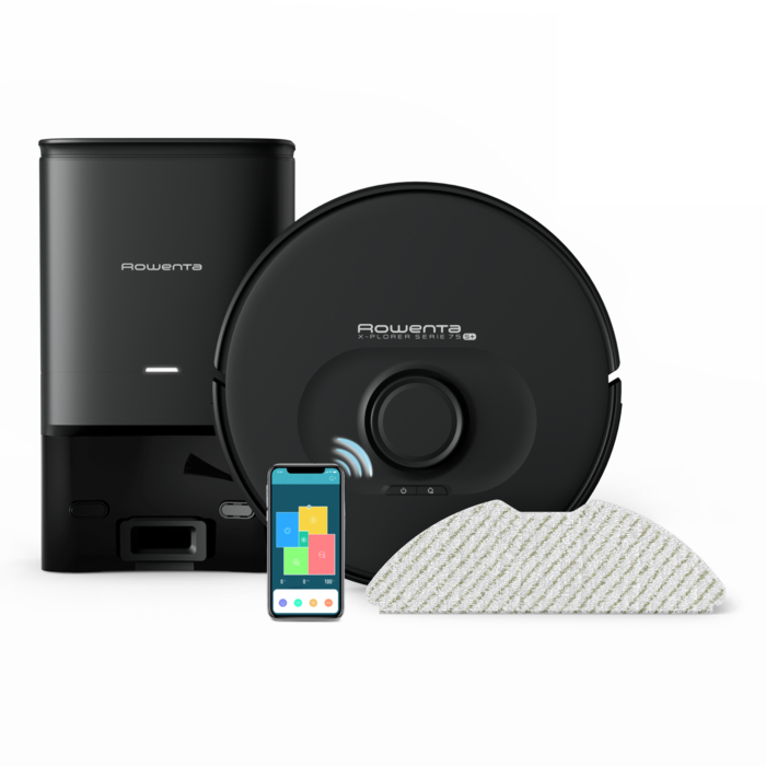 Rowenta X-Plorer Serie 75S+ RR8585 Robotstofzuiger met automatisch leegstation - 2.700Pa - Technologie: Camera + Laser