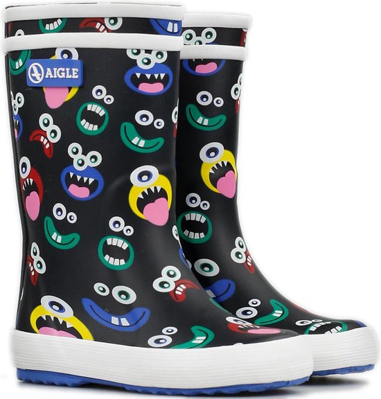 Aigle Lolly-Pop Theme Monstres uni rubberlaars MULTICOLOR 24
