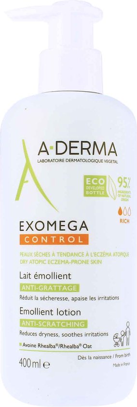 A-Derma Exomega Control Emolliërende Melk Tegen Krabben 400ml