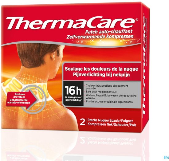 Thermacare Zelfverwarmende kompressen Nek-Schouder-Pols Pijn 2 stuks