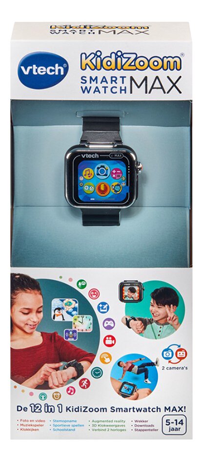 VTech Kidizoom SmartWatch MAX Zwart
