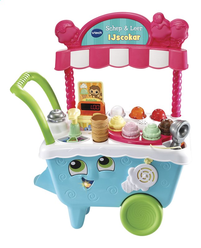 VTech Schep & Leer IJscokar - Educatief Speelgoed - IJskar - Ontdek Kleuren, Dieren en Tellen - Cadeau - Kinderspeelgoed 2 Jaar tot 5 Jaar