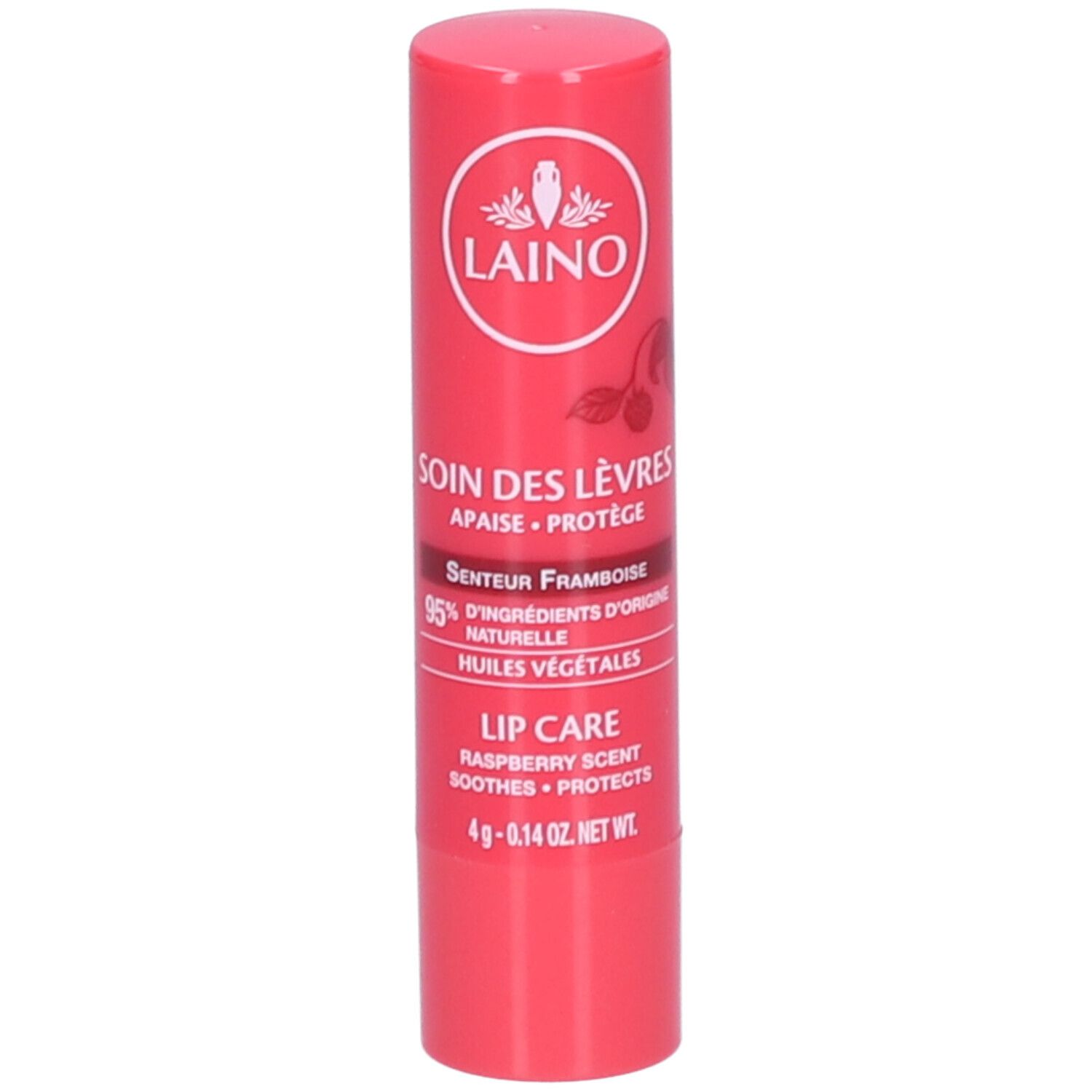 Laino Verzorgende Lippenbalsem Framboos 4g