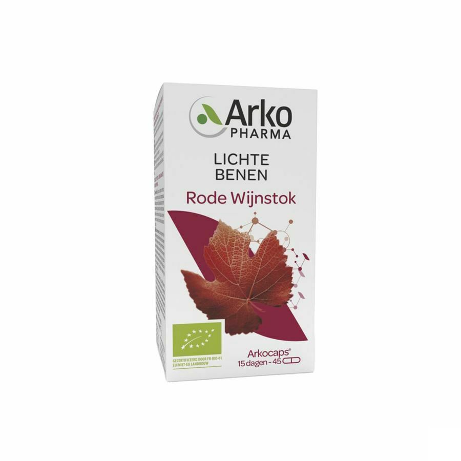 Arkocaps Lichte Benen Rode Wijnstok - 45 Capsules