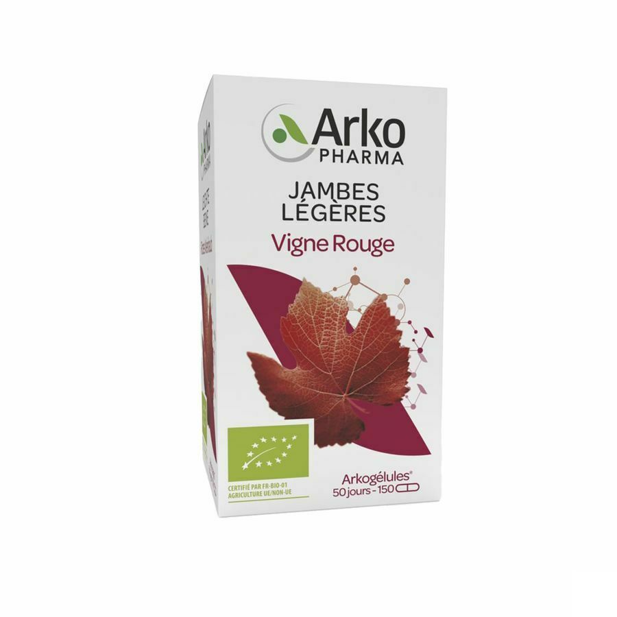 Arkocaps Lichte Benen Rode Wijnstok - 150 Capsules