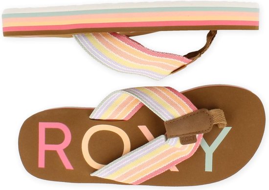 ROXY MEISJES SLIPPY SANDAL MULTICOLOR 29