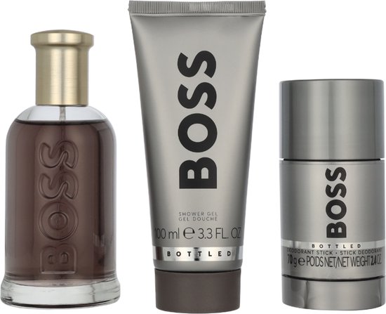 Hugo Boss Bottled Eau De Parfum Cadeauset 275 ml HUGO Driedelige Set
