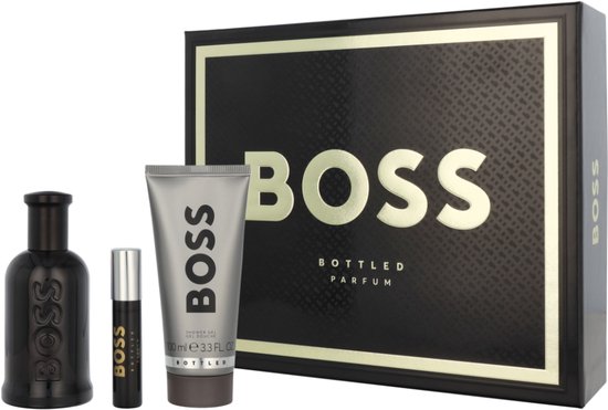 HUGO BOSS Bottled Giftset (Parfum Spray 100ml + Reisformaat Parfum Spray 10ml + Douche Gel 100ml)
