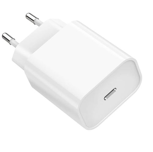 18W snelle AC-oplader voor iPhone 14 / 14 PLUS / 14 PRO / 14 PRO MAX / 13 / 13 MINI / 13 PRO / 13 PRO MAX / 12 / 12 MINI / 12 PRO / 12 PRO MAX / 11 / 11 PRO / 11 PRO MAX / X / XS / XS MAX / XR / SE 2022 / SE 2020 / 8 / 8 PLUS Phonillico®
